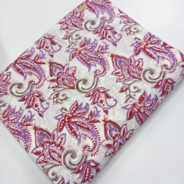 Pre-order hand block printed cotton 096