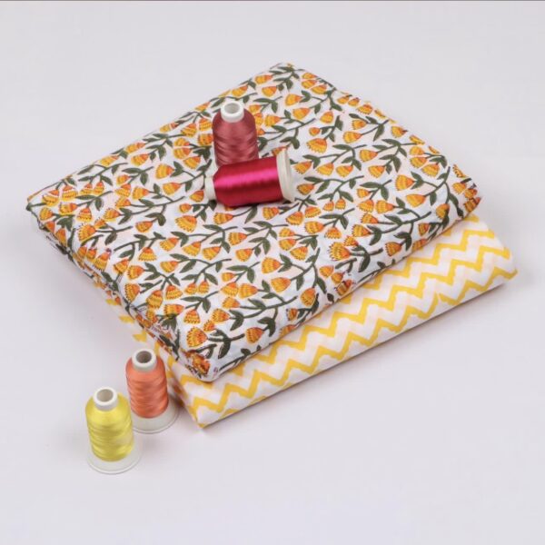 Pre-Order Mix and Match hand block printed cotton 036