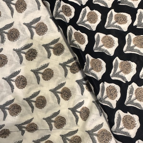 Pre-order Mix and Match hand block printed cotton 059