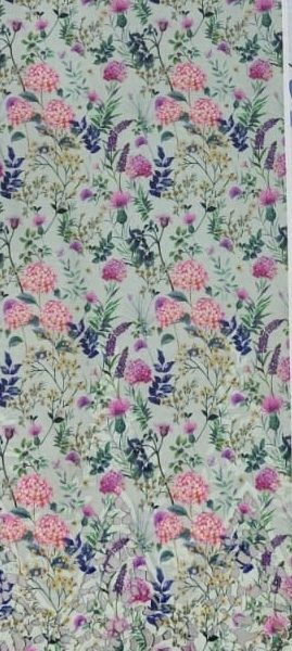 Pre-order lace embroidered printed cotton pink floral 943