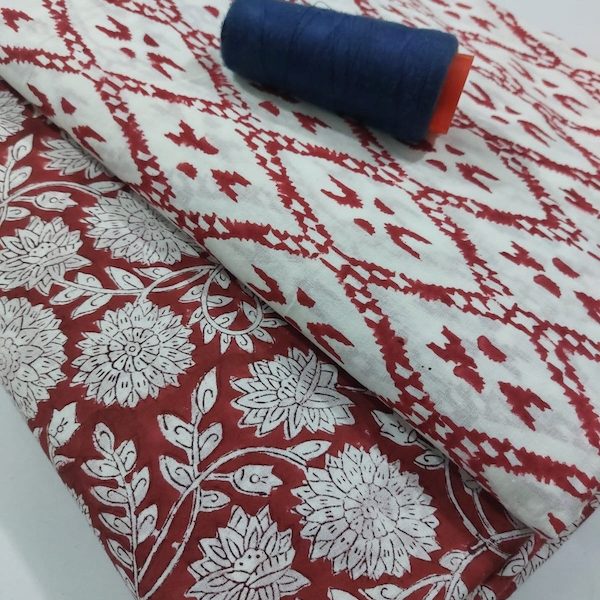 Pre-Order Mix and Match hand block printed cotton 107