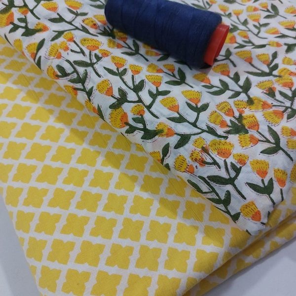 Pre-Order Mix and Match hand block printed cotton 109