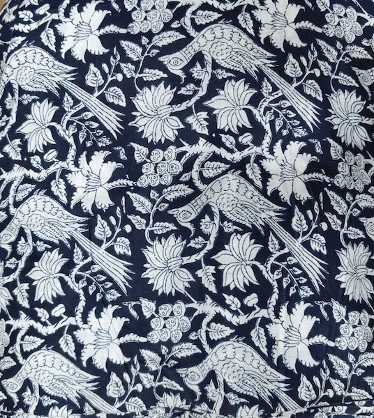 Pre-order screen printed light black and white floral 3219