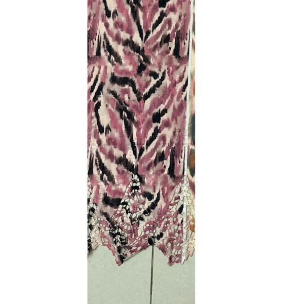 Pre-order printed lace embroidery printed cotton 9227