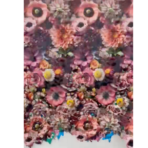 Pre-order printed lace embroidery printed cotton 9245