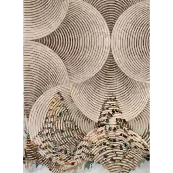 Pre-order printed lace embroidery printed cotton 9267