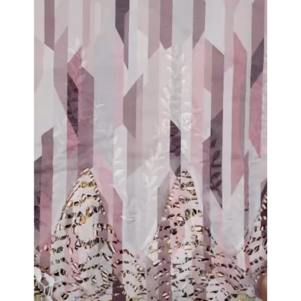 Pre-order printed lace embroidery printed cotton 9268