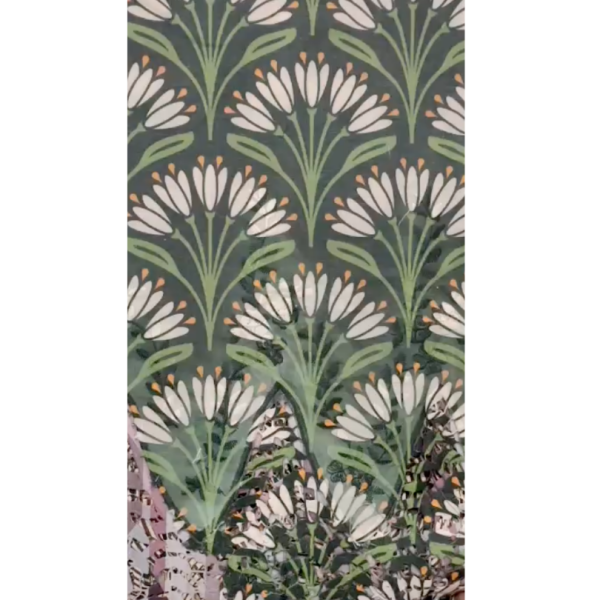 Pre-order printed lace embroidery printed cotton 9269