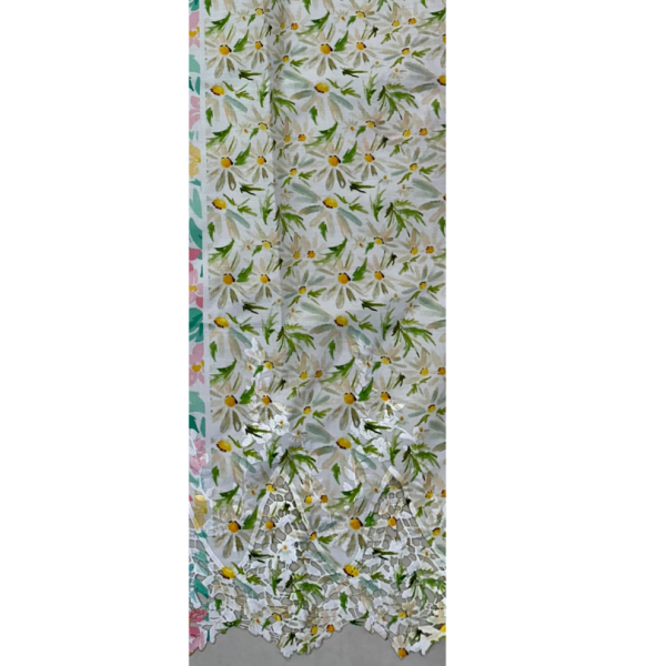 Pre-order printed lace embroidery printed cotton 9217