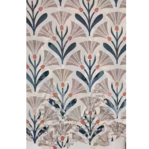 Pre-order printed lace embroidery printed cotton 9270