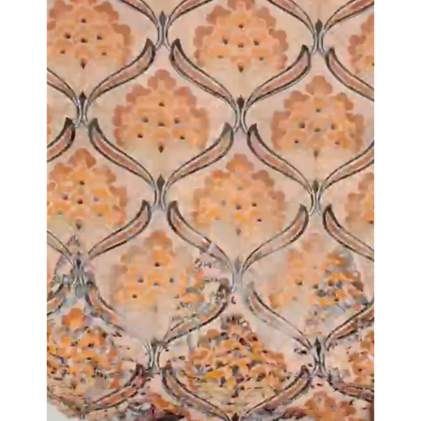 Pre-order printed lace embroidery printed cotton 9277