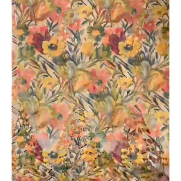 Pre-order printed lace embroidery printed cotton 9278