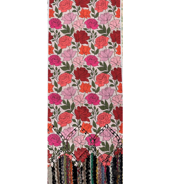 Pre-order printed lace embroidery printed cotton 9332