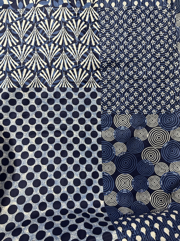 Readystock Hand block printed cotton patchwork pattern 29523