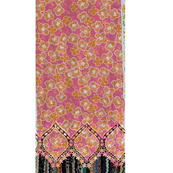 Pre-order printed lace embroidery printed cotton 9336