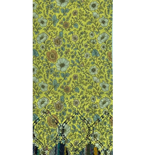 Pre-order printed lace embroidery printed cotton 9341