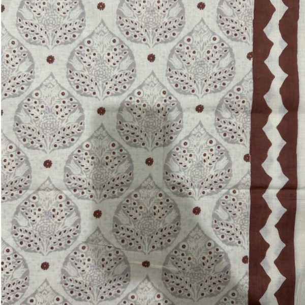 Readystock Hand block printed cotton kalamkari pattern 29632