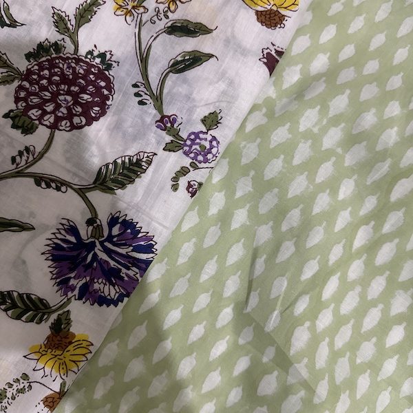 Readystock Mix and Match hand block printed cotton 22900