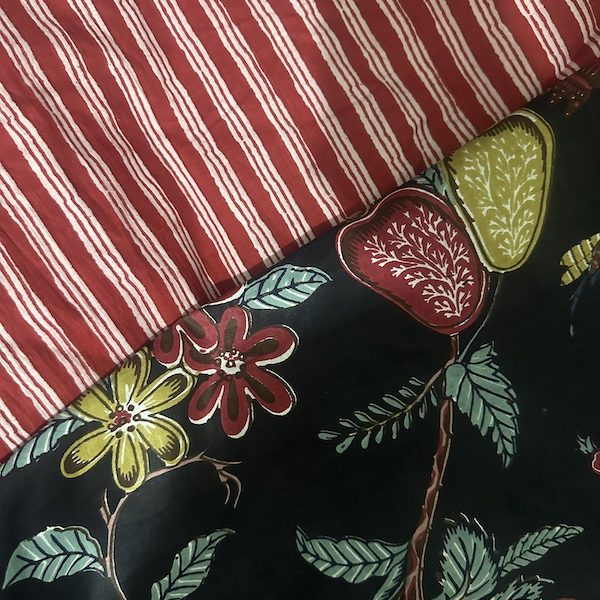Readystock Mix and Match hand block printed cotton 22898