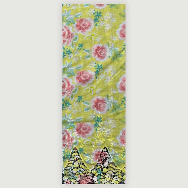Pre-order printed lace embroidery printed cotton 9360