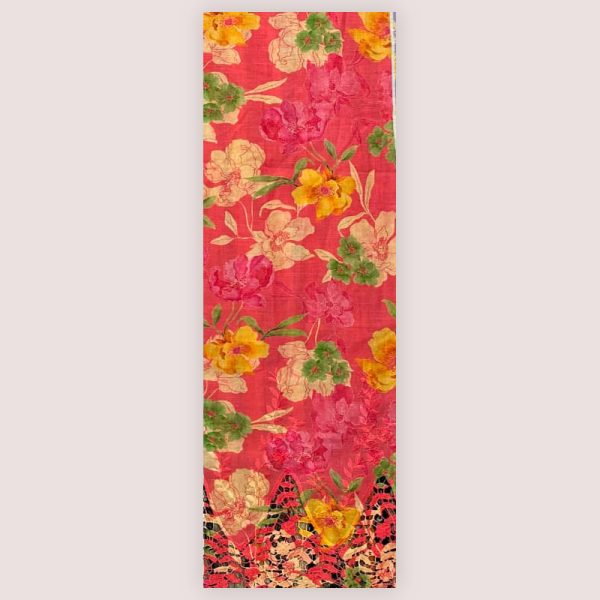 Pre-order printed lace embroidery printed cotton 9380