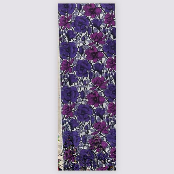 Pre-order printed lace embroidery printed cotton 9382